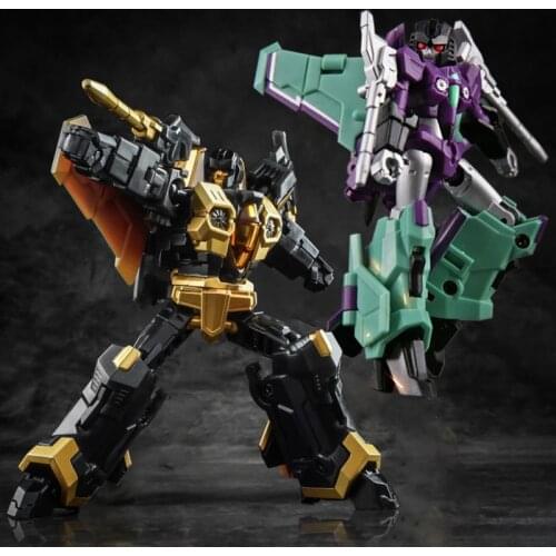 In Stock Transformation Ironfactory IF EX-27 Shrikes Feather EX-20O Obsidian Model ABS Deformation Action Figure Robot Toy