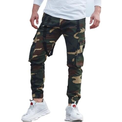 WIRELESS AGE Mens Camouflage Jeans