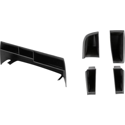 1 Pcs Stowing Tidying Central Console Storage Box & 4 Pcs Door Handle Storage Box Glove Armrest Box