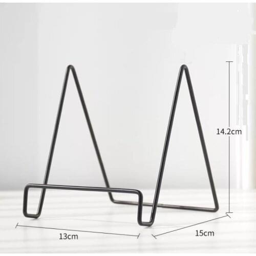 1Pc New Creative Geometric Desktop Placement Stand Mobile Phone Book Newspaper Collection Storage Rack Magazine Display Holder