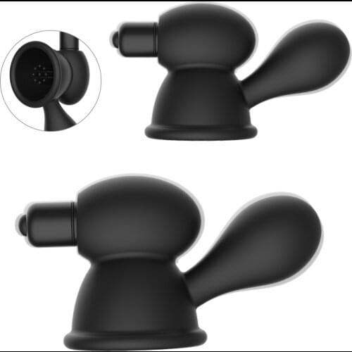 2pcs Safe Nipple Sucker Clitoris Stimulator Sucking Vibrator Sex Toy for Women Adult Breast Enlargement Brush Erotic Toys Female