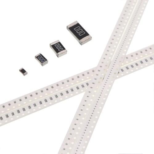 5000pcs/reel Yageo 1% 1206 smd resistor 0.25W 1/8W Original and New 0R 1M 1K 10K 100K etc