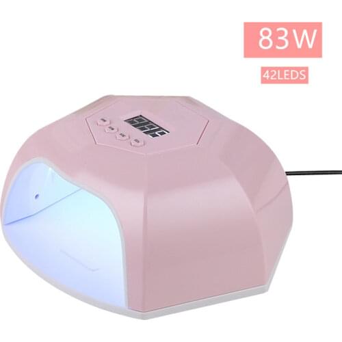 168W UV LED Nail Lamp with 42 Pcs Leds For Curing Gel Nail Dryer Drying Nail Polish Lamp 10/30/60/99s Auto Sensor Manicure Tools