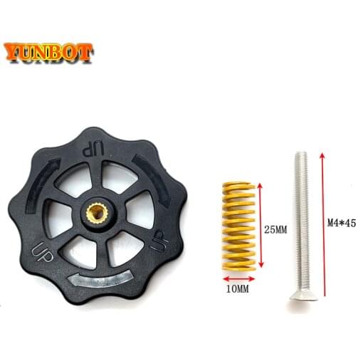 3D Printer Accessories Hot Bed Improved Large Hand Twist Leveling Nut For Hot Creality CR-10 / 10s Mini / Ender-3 creality