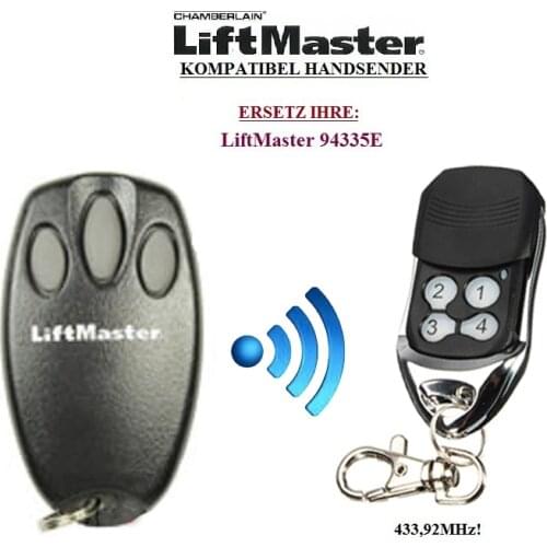 For Liftmaster 94335E,Chamberlain 94335E garage door remote control replacement remote Very good