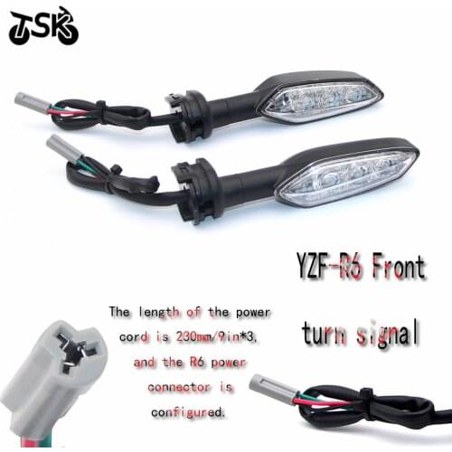 Moto modified mini LED turn signal For YAMAHA YZF-R6 YZFR6 YZF R6 motorcycle Blinker Front or Rear white