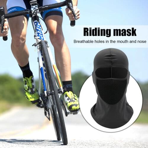 Motorcycle Full Cover Face Mask Cycling Balaclava Hat Lycra Outdoor Ski CS Balaclava Neck Gaiter