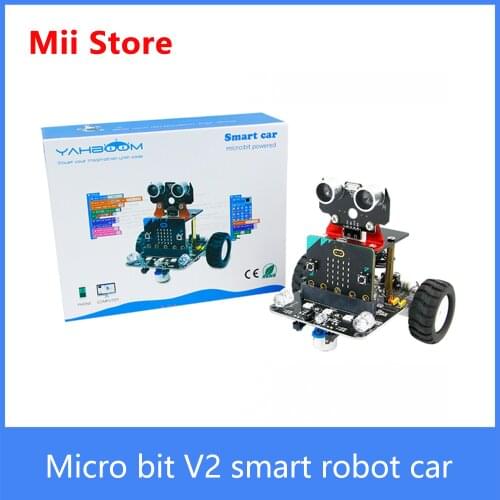 Yahboom Hot sale educational graphical programmable micro:bit V1 V2 smart robot car design for kids without Micro:bit