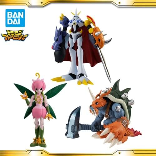 Original Bandai Digimon Adventu Digimon Monster Shodo Limimon Zudomon Omegamon Anime Action & Toy Figures Model Toys