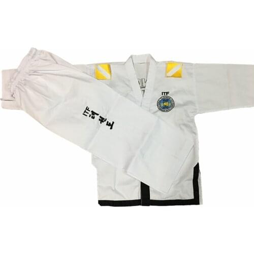 ITF Assistant Instructor Uniform Dobok With Epaulets Separated High-quality Embroideries For 1st - 3rd Dan