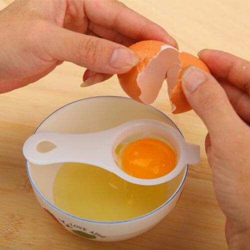 Egg White And Yolk Separator With Silicone Holder Egg Dividers Suction Eggs Separator Cooking Tool Egg Kitchen baking tool