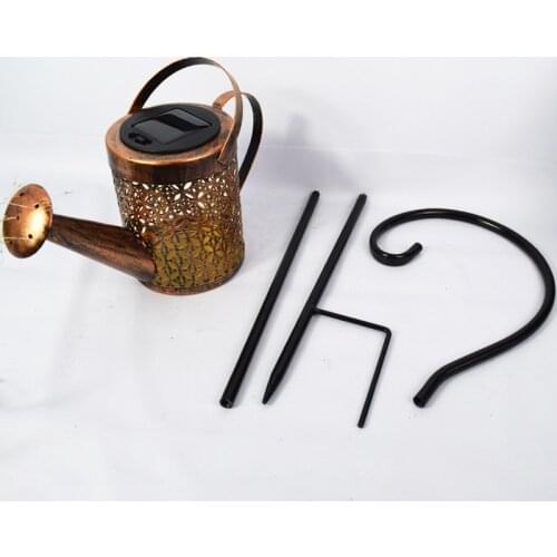 Solar Decoration Stars Shower Garden Decoration Light Gardening Standing Watering Can Led String Lights Lamp Garden Decoration