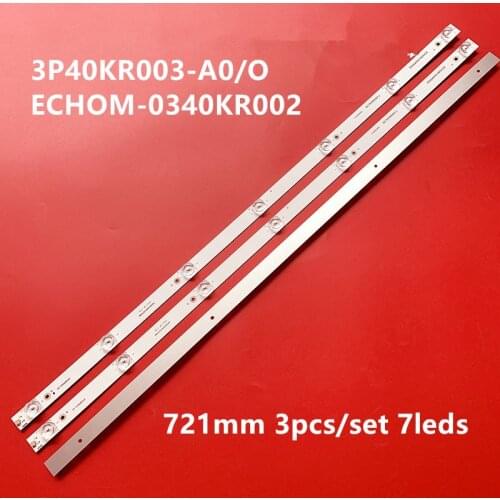 721mm 3pcs/kit LED Backlight Strip For sha rp 2T-C40ACTA 3P40KR003-A0/O ECHOM-0340KR002 T135/MA04L