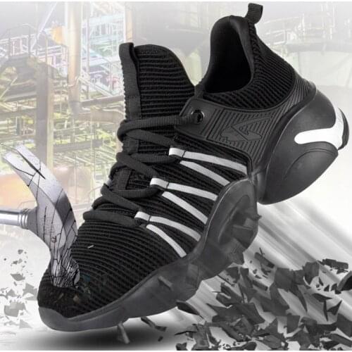 Outdoor Shoes Summer Breathable Labor Shoe Men Hiking Shoes Sneakers Mens Head Kevla Safety Hunting Shoe Woman Sport Shoes