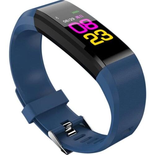 ID115plus color screen smart hand heart rate oxygen monitoring waterproof sports smart bracelet wristband