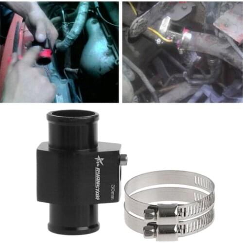 Durable 1Pc Water Temp Temperature Joint Pipe Sensor Gauge Radiator Hose Adapter Size 28/30/32/34/36/38/40mm