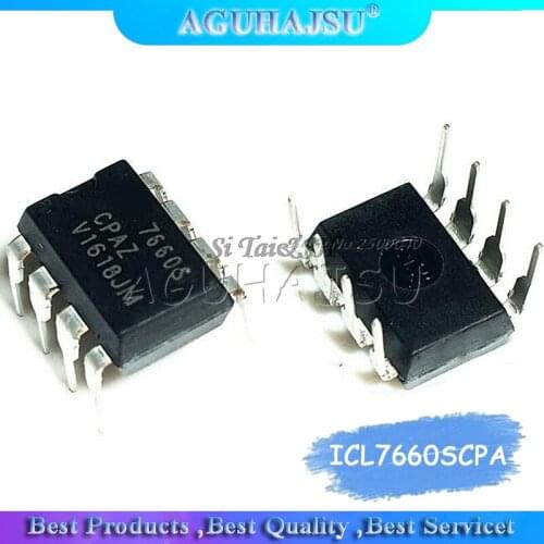 10pcs ICL7660SCPA DIP8 ICL7660 DIP ICL7660S DIP-8 ICL7660SCPAZ new and original