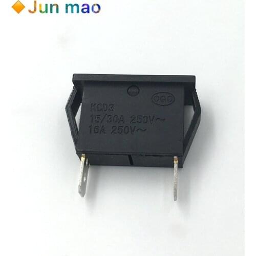 2Pcs/5pcs 15/30A 250v 16A KCD3 2pin Medium Automotive fuse holder Soldering board insurance seat