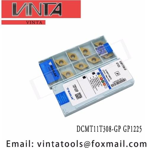 Free shipping high quality 10pcs/lots DCMT11T308-GP GP1225 cnc carbide turning inserts