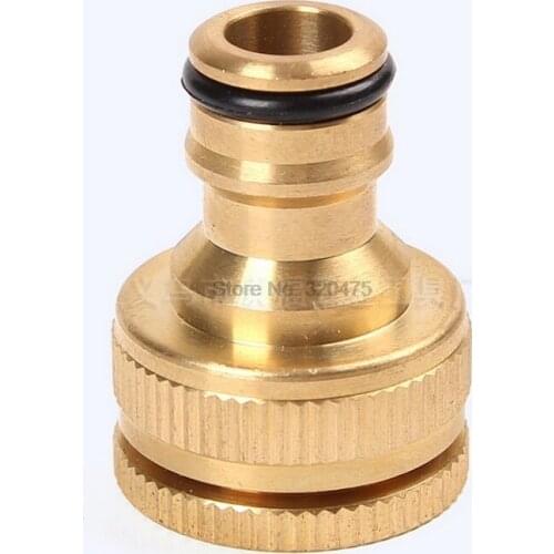 By dhl 200pcs Standard Pure Brass Standard Connector Washing Machine Quick Connect Fitting Pipe Connections 1/2 "3/4" 16mm Hose