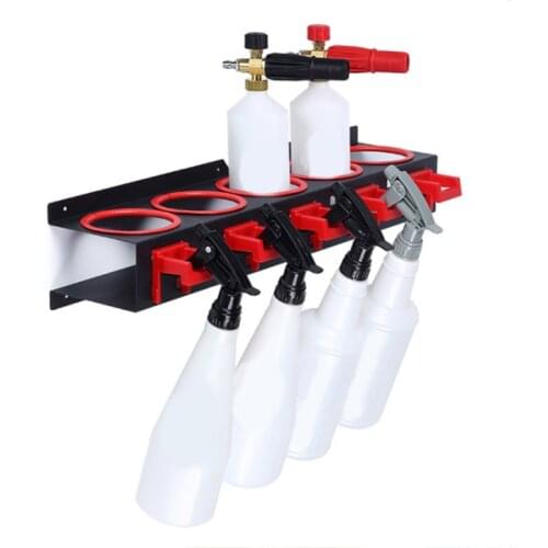 Quality Spray Bottle Storage Rack Abrasive Material Hanging Rail Car Beauty Shop Accessory Display Auto Cleaning Detailing Tools