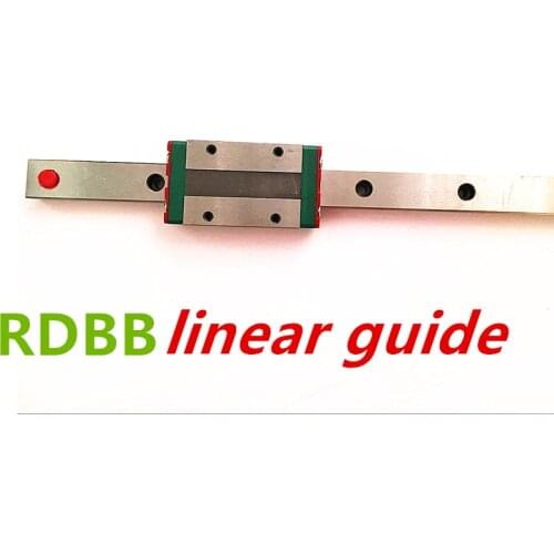 Kossel Pro Miniature MGN12 12mm linear slide :1 pc 12mm L-600mm rail+1 pc MGN12H carriage for X Y Z Axies 3d printer parts cnc