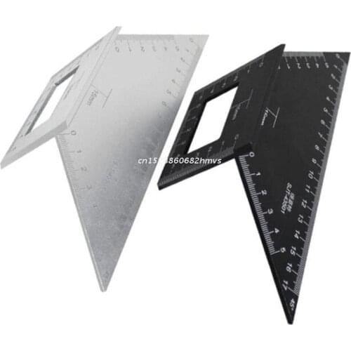 Multifunction Angle Ruler 45 90 Degree Gauge Measuring T Rule Aluminum Woodworking Carpenter Tool Dropship