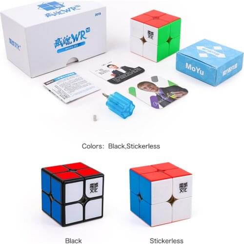 MoYu WeiPo WRM Magnetic / WR 2x2x2 Speed Cube Educational Puzzle toys 2x2 Magic Cubes for kids children