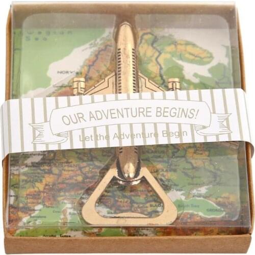 1PC Wedding Souvenirs Airplane Bottle Opener Antique Bottle Opener Gift Wedding Favors And Gifts For Guest