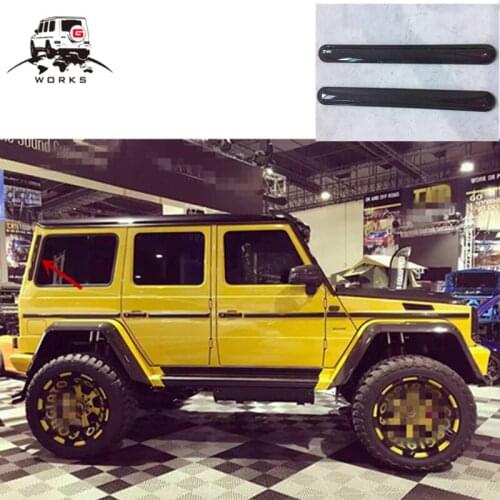 Christmas price G class w463 window trims for w463 G63 G65 G500 G350 G400 carbon fiber material rear window trims