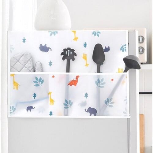Home Machine Cover Storage Dust Proof Cover Refrigerator Pocket Dust Cloth Multi-function Home Textile Washing