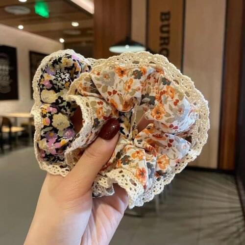 Fabric Scrunchie Elastic Hair Bands Girl Ponytail Holder Hair Ties Ropes Hair Band Ponytail Holder Headband Hair Accessories