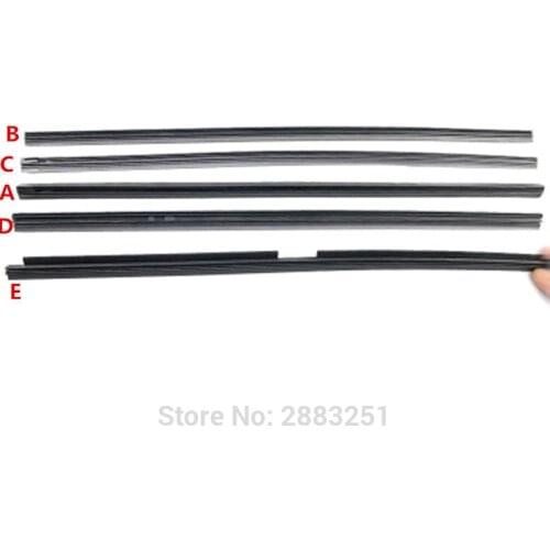 For toyota yaris c-hr kia k3 MAZDA 6 volkswagen golf Car Vehicle Insert Rubber strip Wiper Blade (Refill) Car wiper Accessories