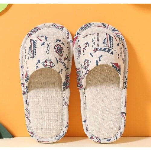 Slippers for Boy Girl Summer Spring Flat Shoes Children Non-Slip Home Indoor Cartoon Cute Fashion Kids Sandals Slides Flip Flops