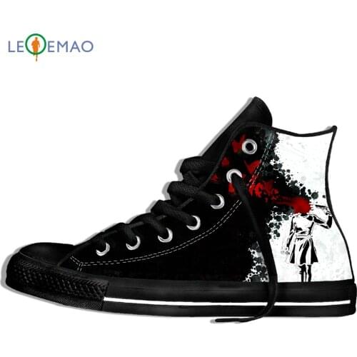 Outdoor Walking Shoes Funny Print Suicide Boy Rock Black Hipster Loafers Clothes Camiseta Hombre Comfortable Students Sneakers