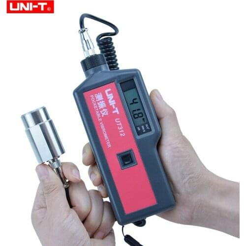 UNI-T UT312 Split vibrometer Vibration Tester Acceleration/Velocity/Displacement Measurement Data Hold Auto Shutdown