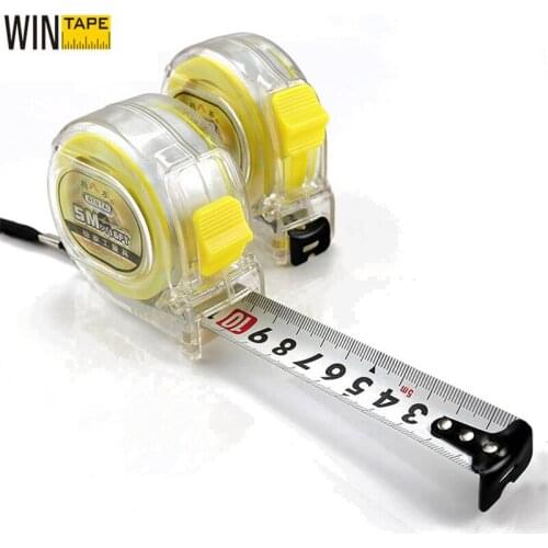 WINTAP High Precision Steel Measurement Tape System Auto Lock Tape Measure 5M Retractable Professional Measuring Tool