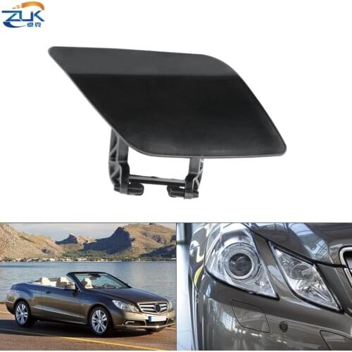 ZUK Headlight Washer Nozzel Cover Cap Housing For Mercedes Benz E-Class CGI Coupe W207 2009-2012 E260 E300 E350 Base Color