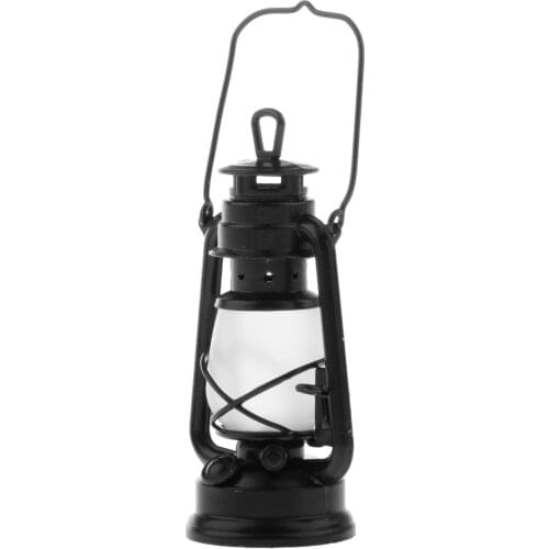 1/6 LED Metal Lantern Table Lamp with on / Off for 12 '' Action Figures