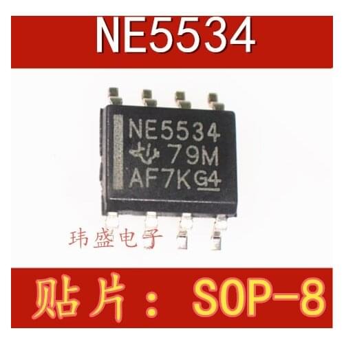 10pcs NE5534DR SOP-8 NE5534