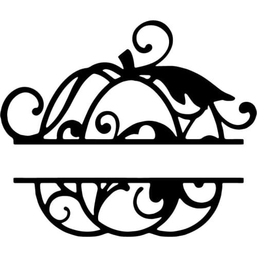 17.2X14.5CM Pumpkin Vine Art Car Sticker Decoration Rear Windshield Decal