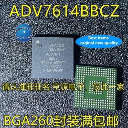 2PCS ADV7614 ADV7614BBCZ BGA260 receiver video processing in stock 100% new and original
