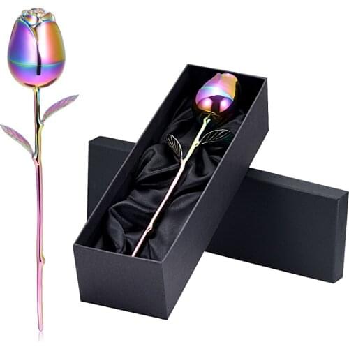 2020 New! colorful budding Rose flower urn Cremation Jewelry large capacity memorial keepsake secret stash ornament valentines d