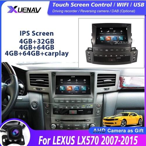 2din Android Radio For LEXUS LX570 2007-2015 Head Unit GPS Navigation Audio Multimedia Stereo Receiver Touch Screen for LEXUS