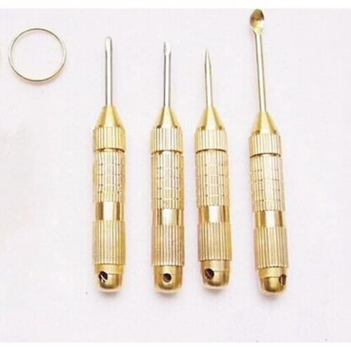 4in1 Multi Tool Set Cross Schroevendraaier Draagbare Tandenstoker Oor Pick Pin Sleutelhanger Goedkope 1 Oor Pick New