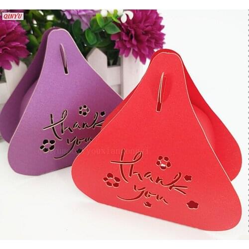 50pcs Candy Box Wedding Party Favors Gift Boxes Baby Bridal Shower Thank You Treat Candy Boxes Supplies 5z