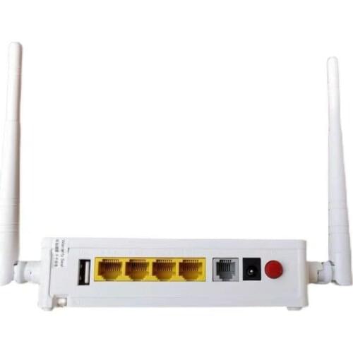 8PCS Brand new original ont onu gpon wifi ZT E F663NV3A English firmware gpon onu port 1GE+3FE+1VOIP+WIFI+USB