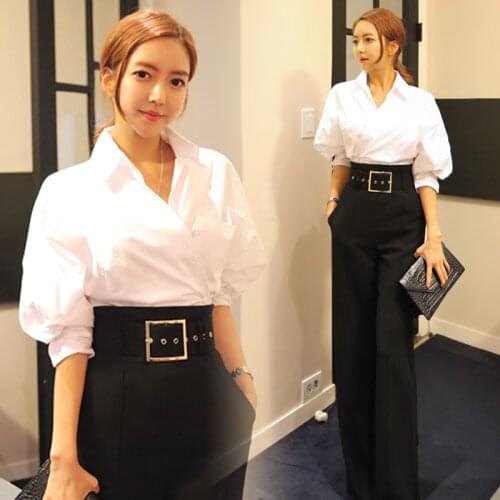 JUNSRM Button Down Blouses