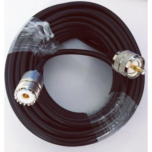 RG58 Coaxial Cable UHF PL259 male to UHF SO239 Female connector Pigtail RF Coaxial Cable