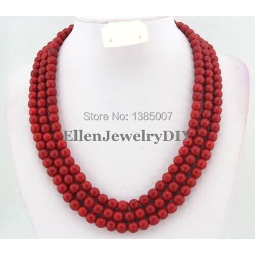 Red African Beaded beautiful Necklace Bridesmaid Necklace Bridal Party Necklace Wedding Gift Statement Necklace W7227